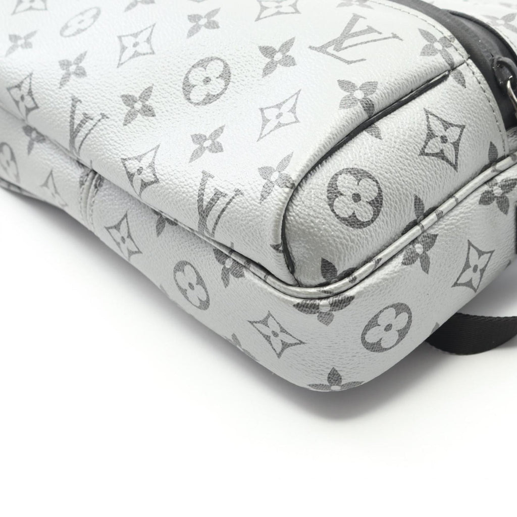 Louis Vuitton Silver Coated Canvas Shoulder Bag