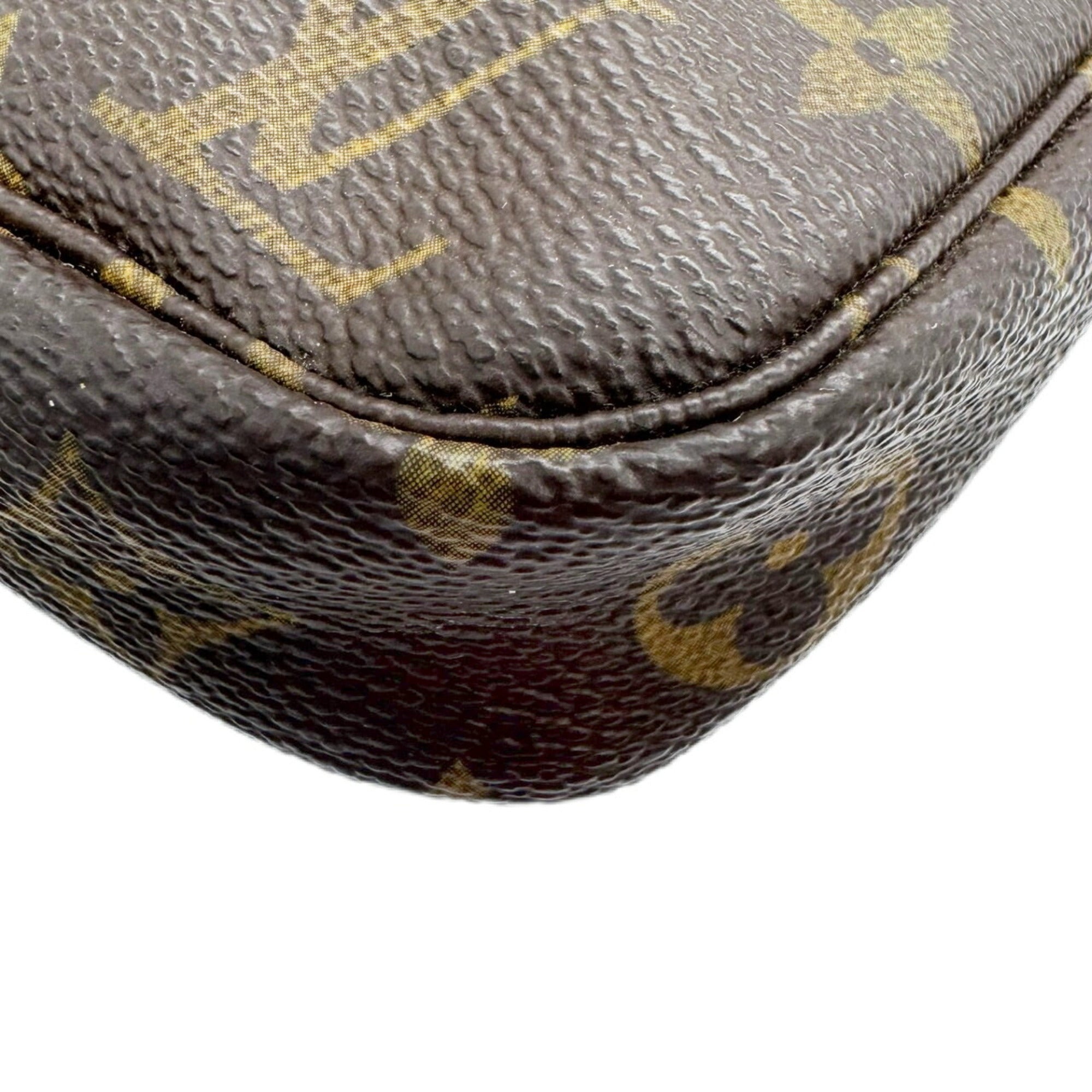 Louis Vuitton Brown Monogram Pochette Pouch
