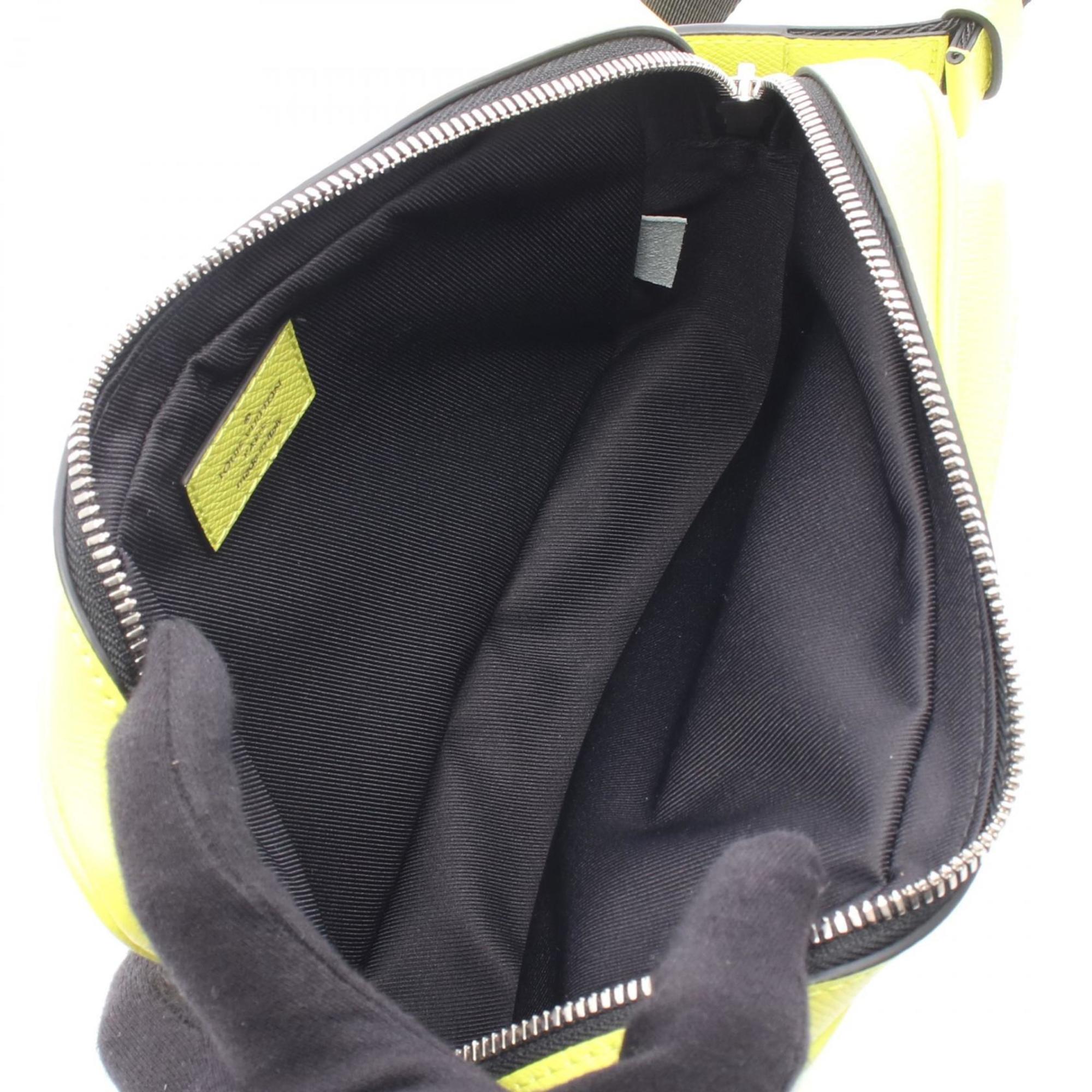 Louis Vuitton Green Coated Canvas Fanny Pack