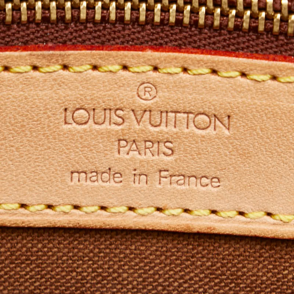 Louis Vuitton Monogram Brown Pvc Leather Shoulder Bag