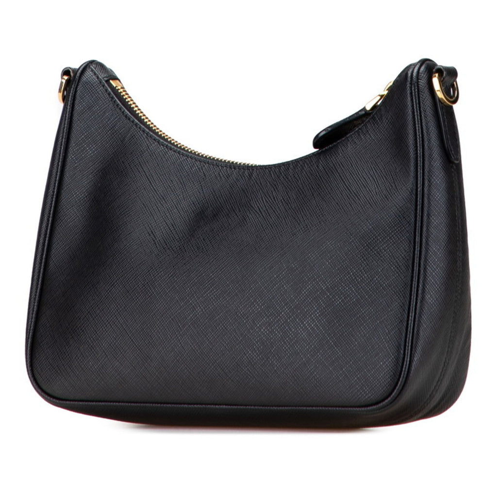 Prada Black Leather Shoulder Bag