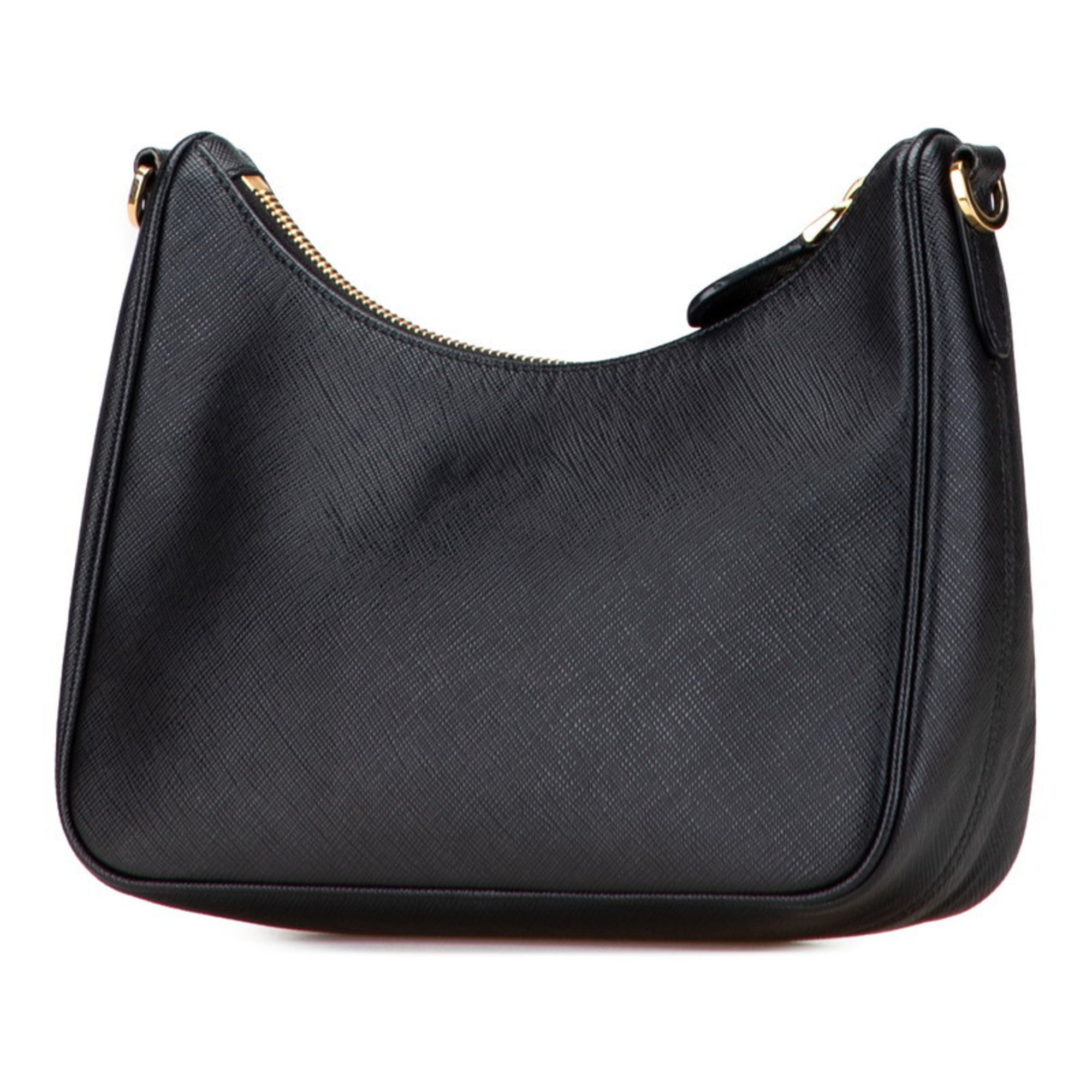 Prada Black Leather Shoulder Bag