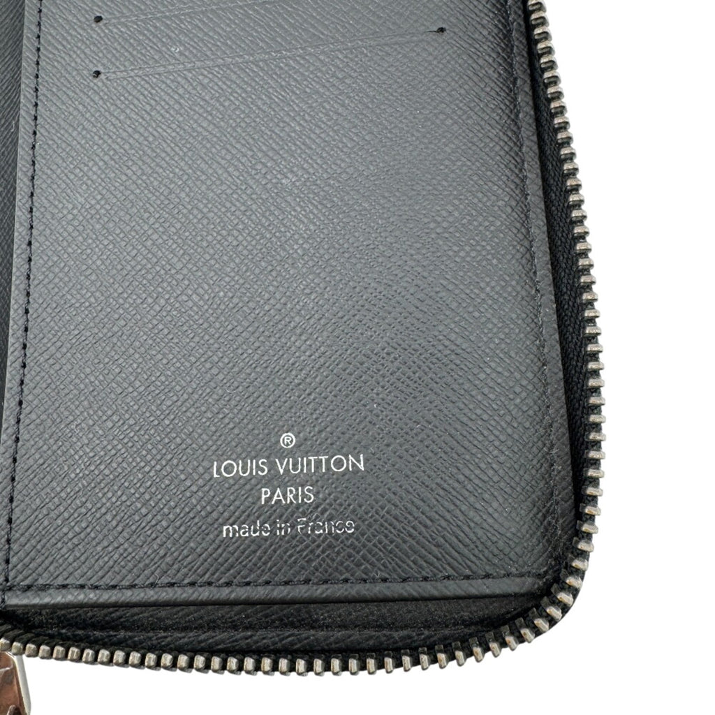 Louis Vuitton Black Leather Long Wallet
