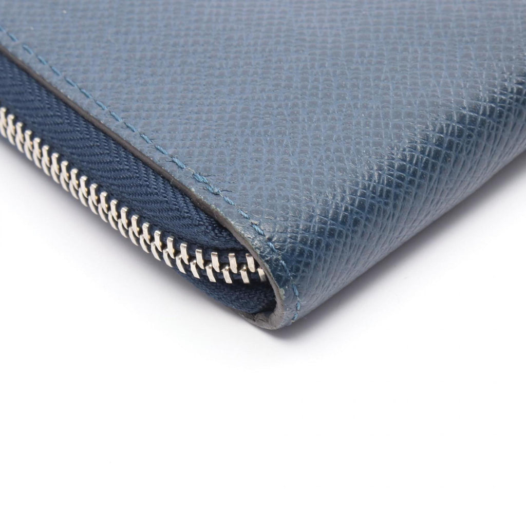 Louis Vuitton Navy Leather Long Wallet