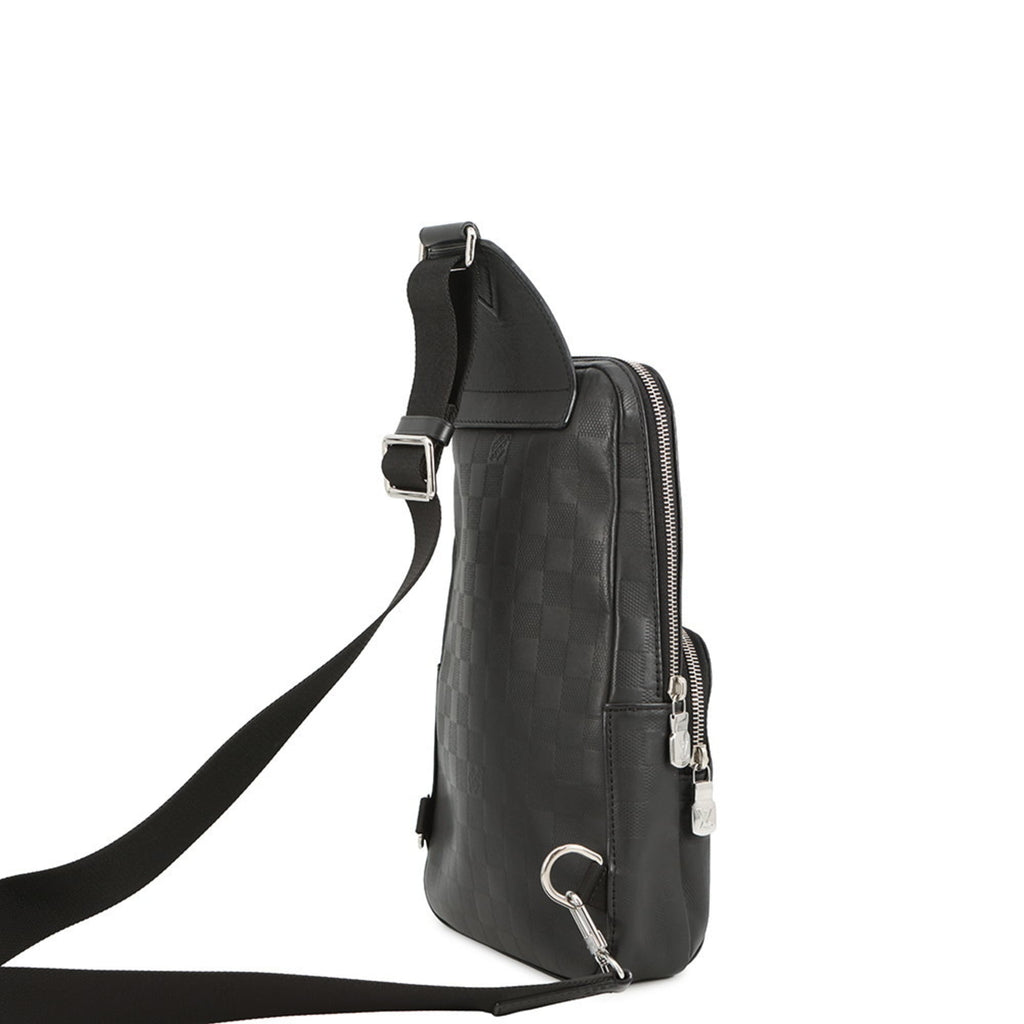 Louis Vuitton Black Damier Canvas Infini Onyx Damier Infini Leather Sling Bag