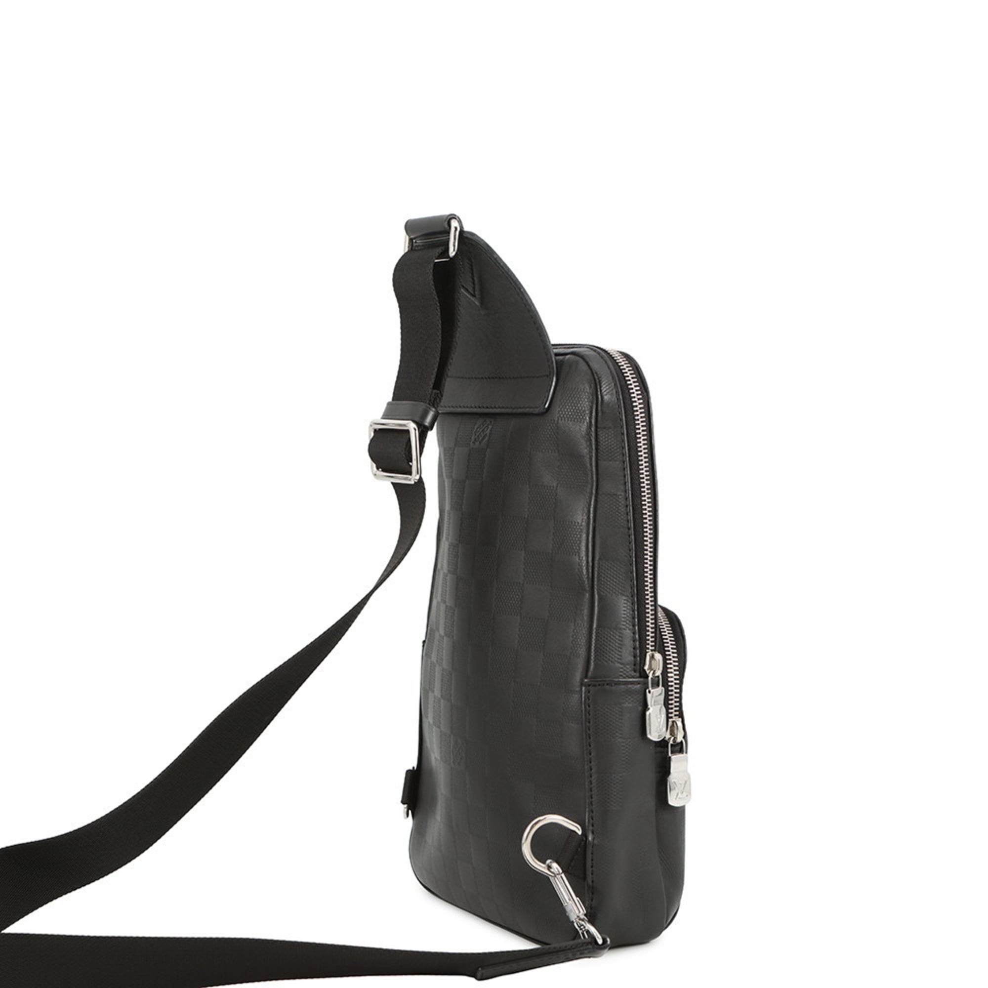 Louis Vuitton Black Damier Canvas Infini Onyx Damier Infini Leather Sling Bag