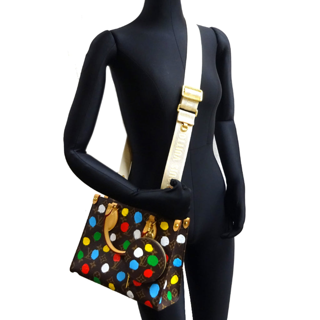 Louis Vuitton Yayoi Kusama Brown Multi-Color Monogram Handbag