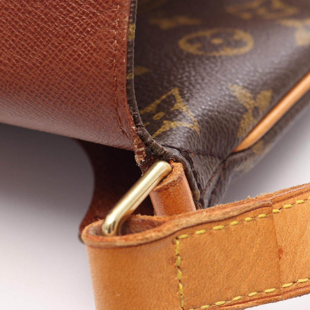 Louis Vuitton Brown Coated Canvas Pvc Leather Shoulder Bag