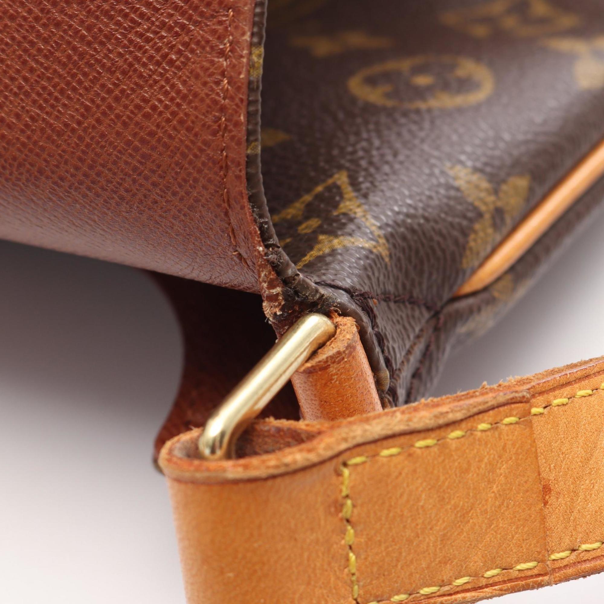 Louis Vuitton Brown Coated Canvas Pvc Leather Shoulder Bag