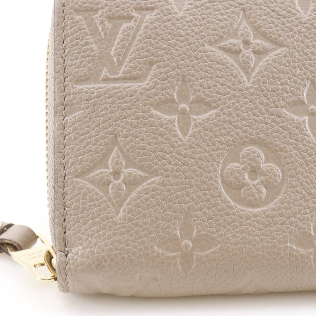 Louis Vuitton Monogram Empreinte Gray Monogram Empreinte Long Wallet