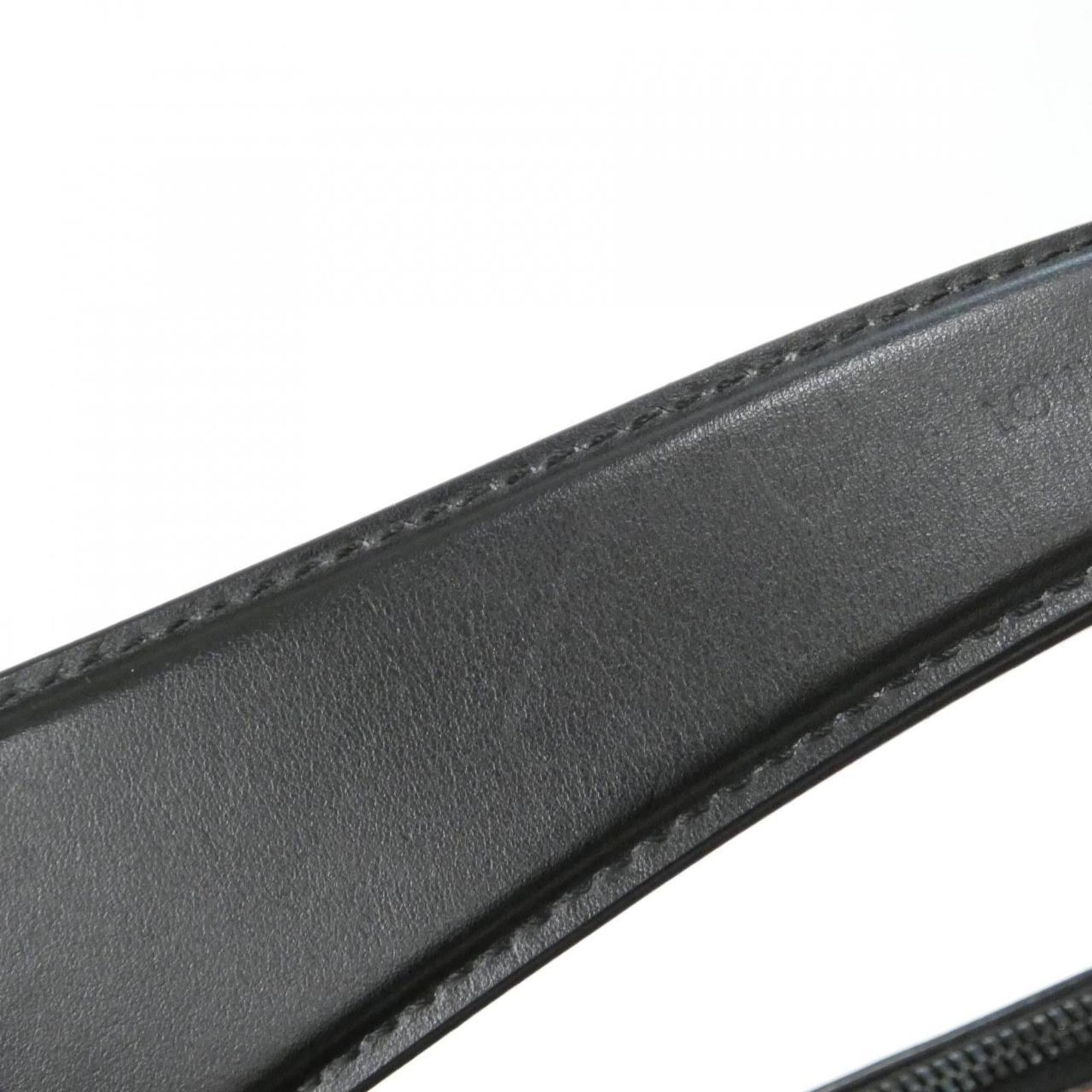 Louis Vuitton Black Leather Shoulder Bag
