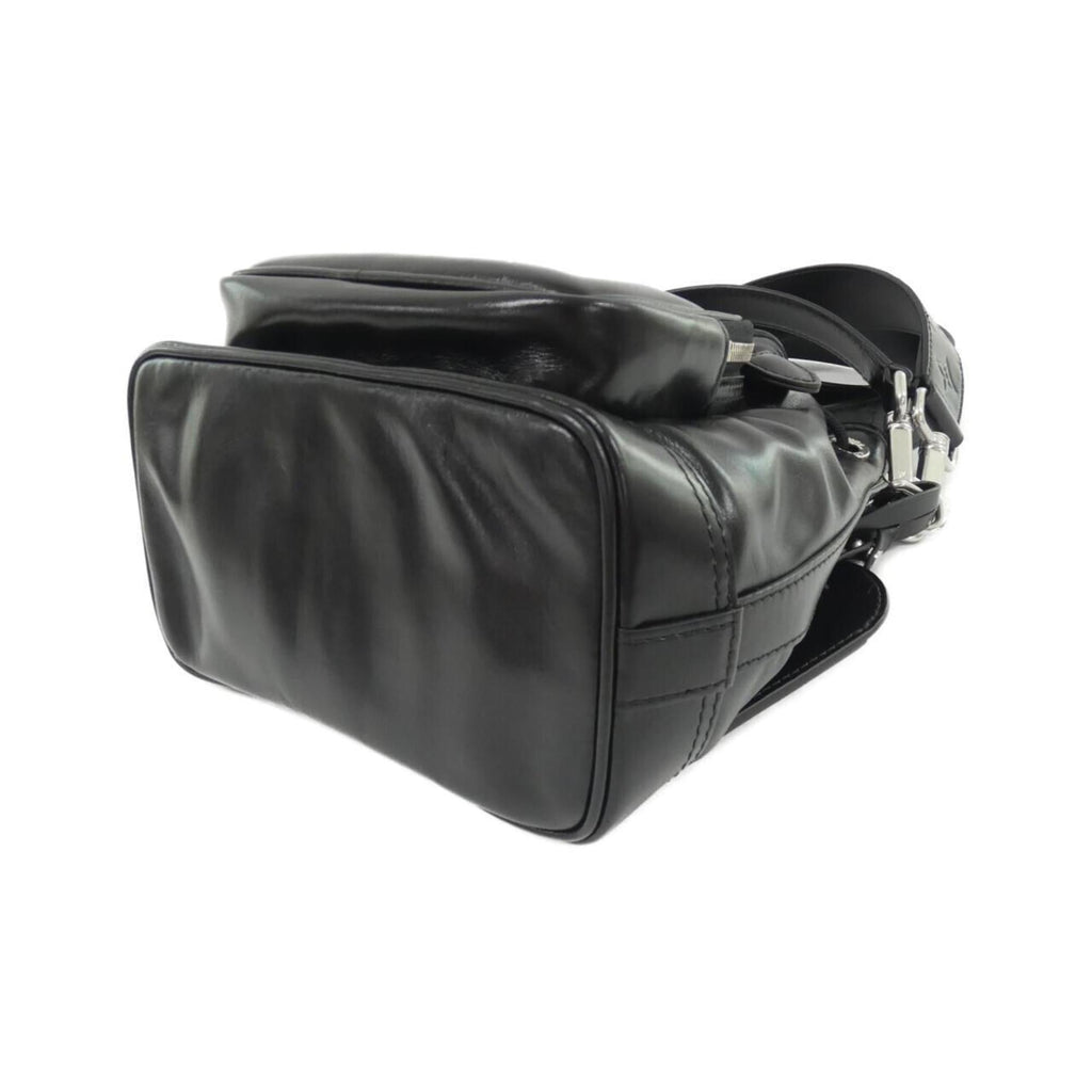 Louis Vuitton Black Leather Shoulder Bag