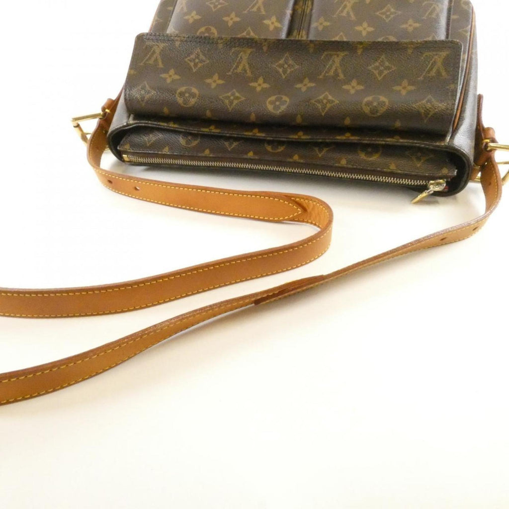 Louis Vuitton Brown Coated Canvas Shoulder Bag