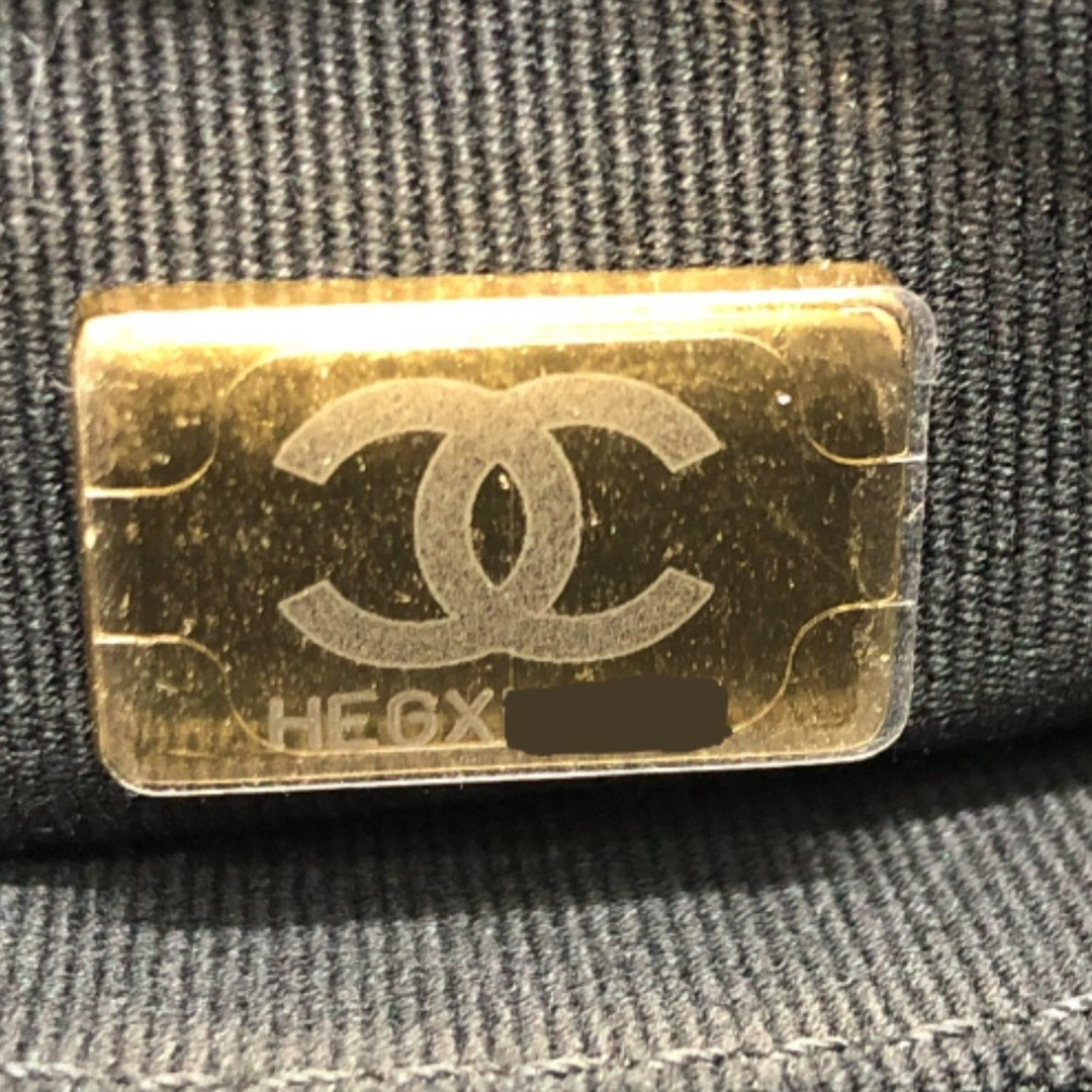 Chanel Black Leather Shoulder Bag