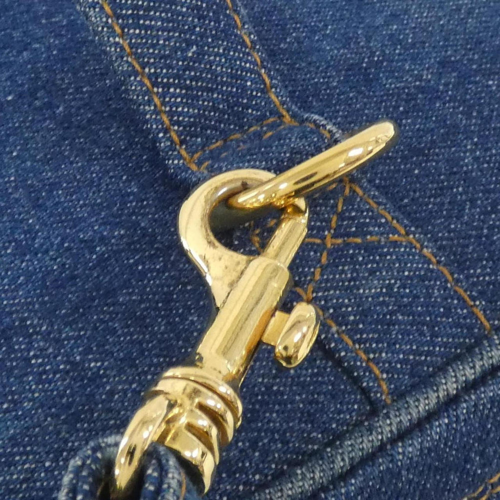 Chanel Blue Denim Handbag