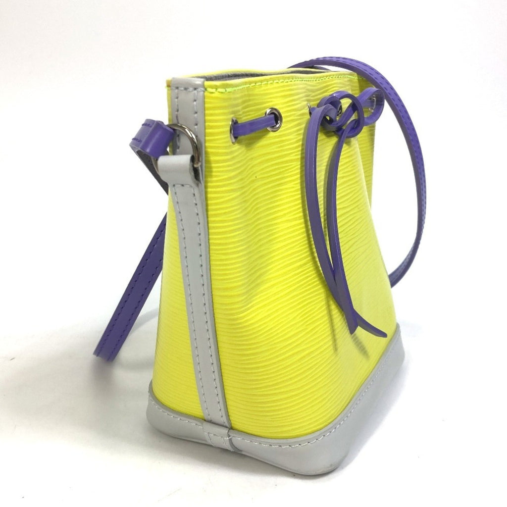 Louis Vuitton Epi Purple White Yellow Epi Leather Pochette Shoulder Bag