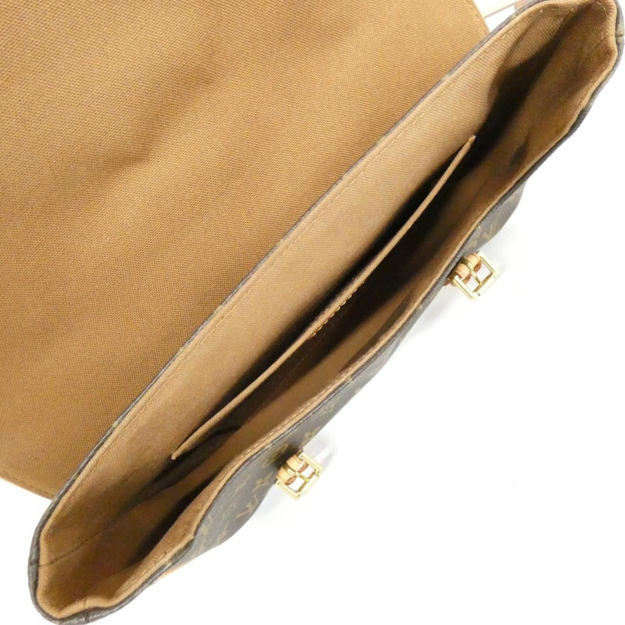 Louis Vuitton Marron Coated Canvas Backpack