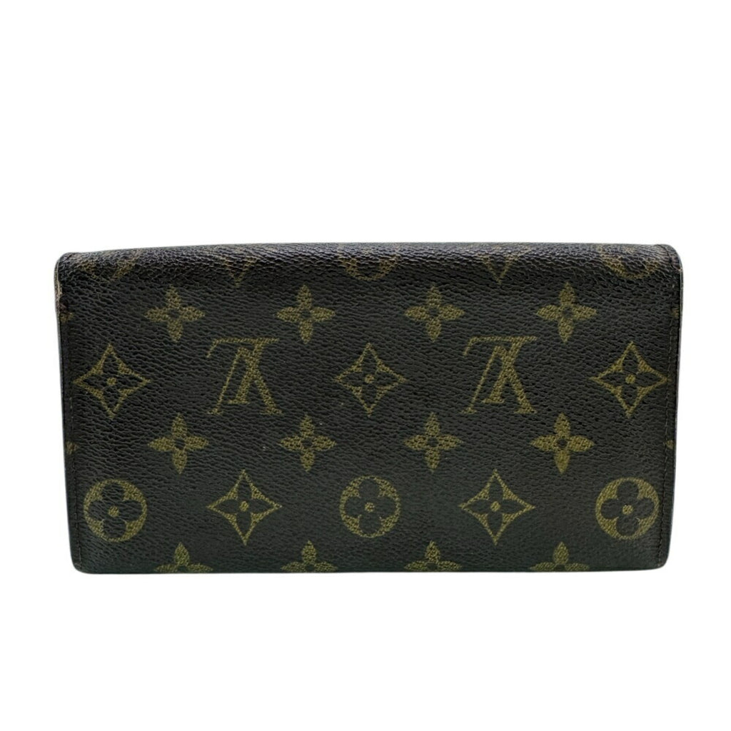 Louis Vuitton Monogram Brown Leather Wallet