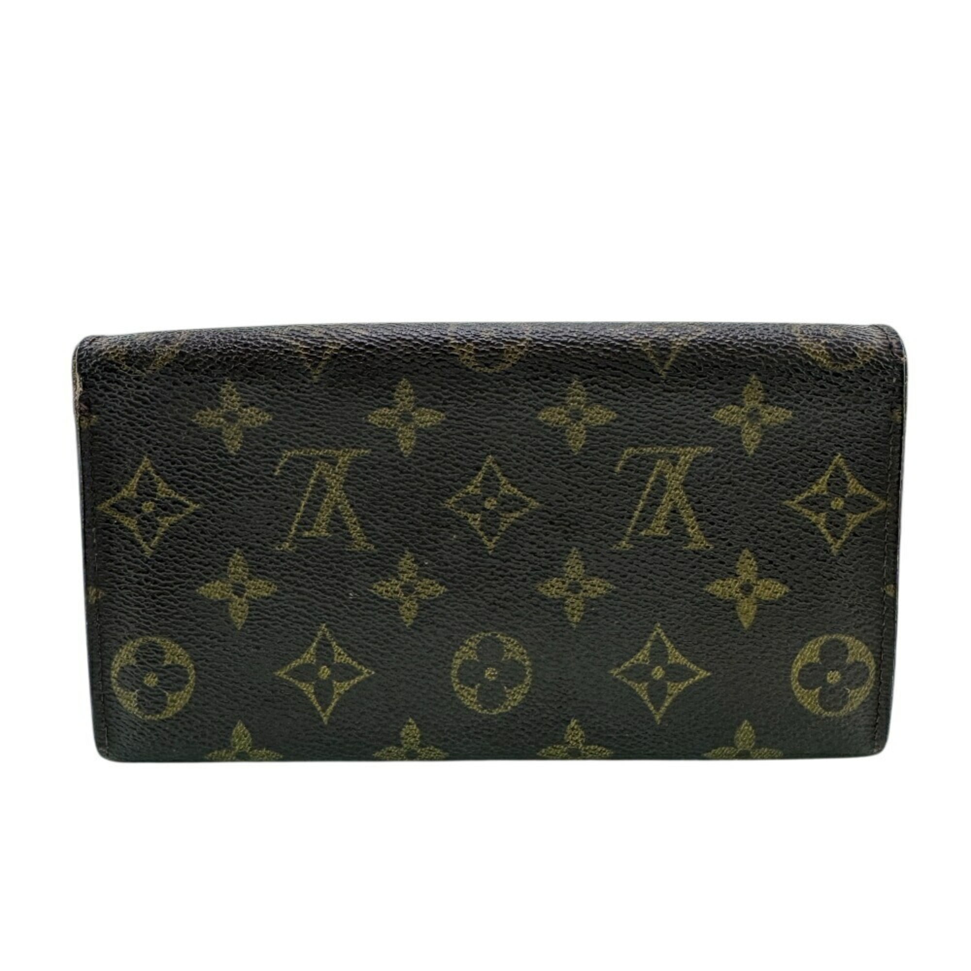 Louis Vuitton Monogram Brown Leather Wallet