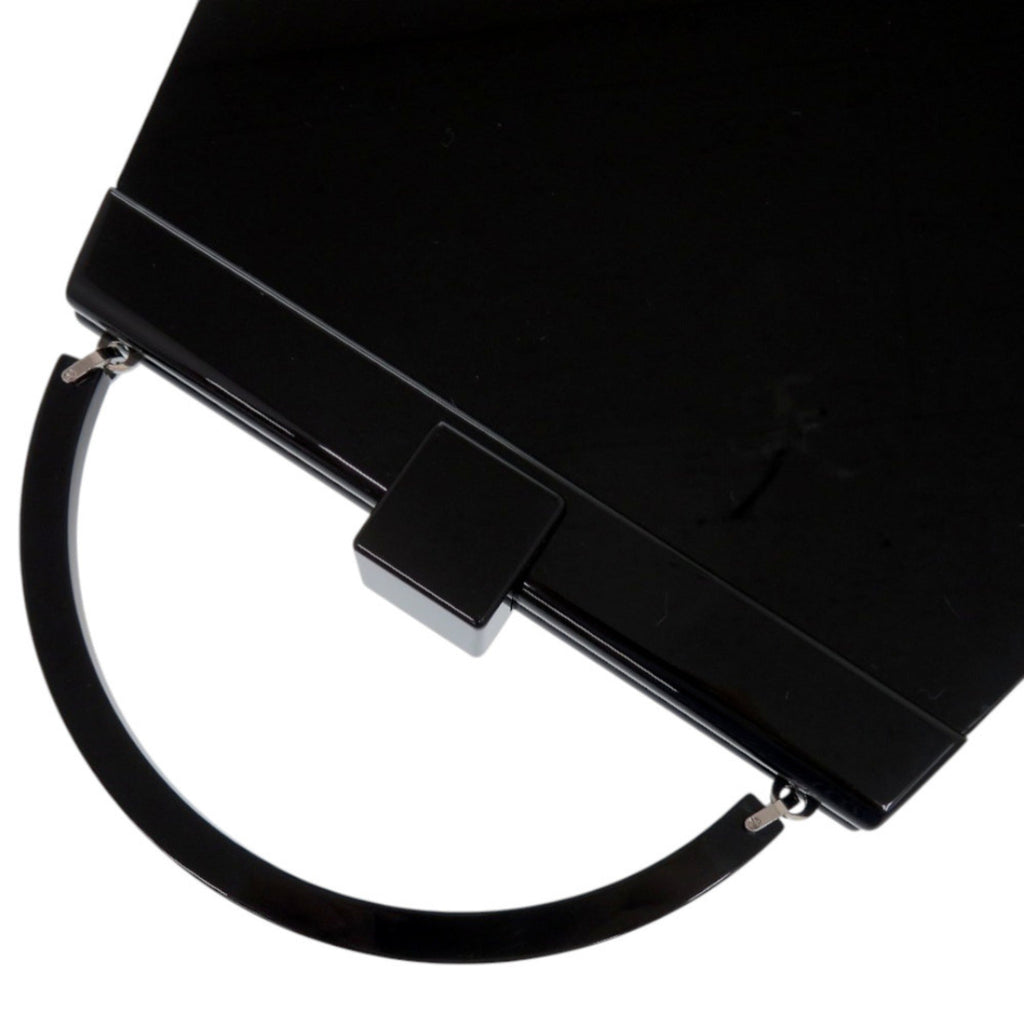 Louis Vuitton Black Plastic Leather Handbag