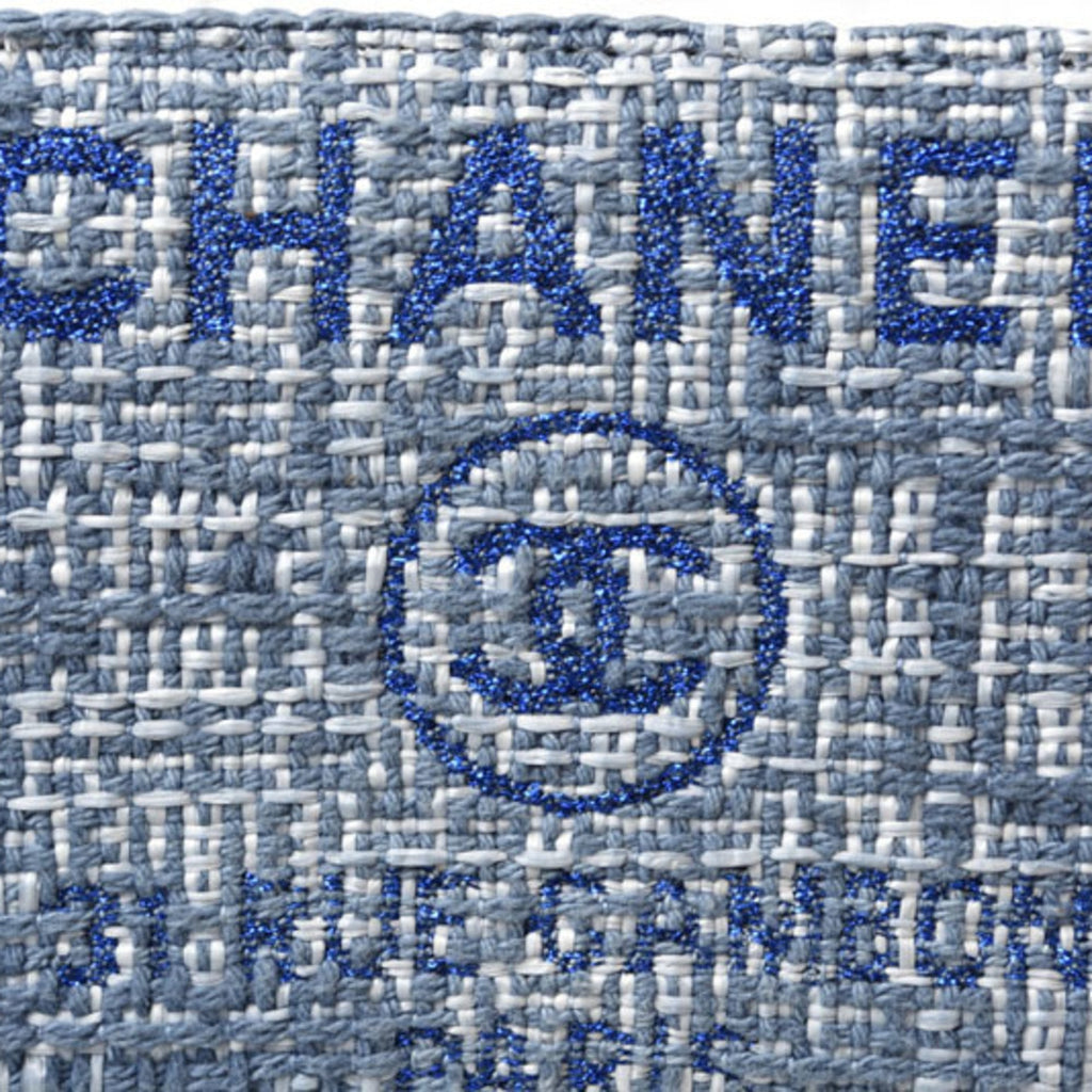 Chanel Blue Tweed Wallet (Bi-Fold)