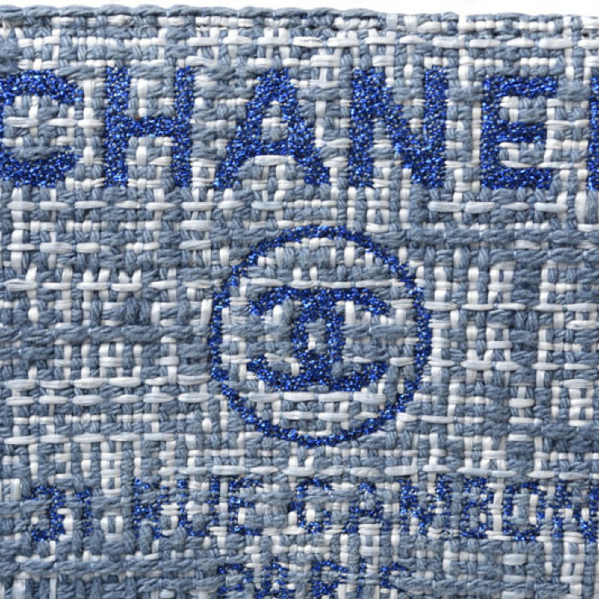 Chanel Blue Tweed Wallet (Bi-Fold)