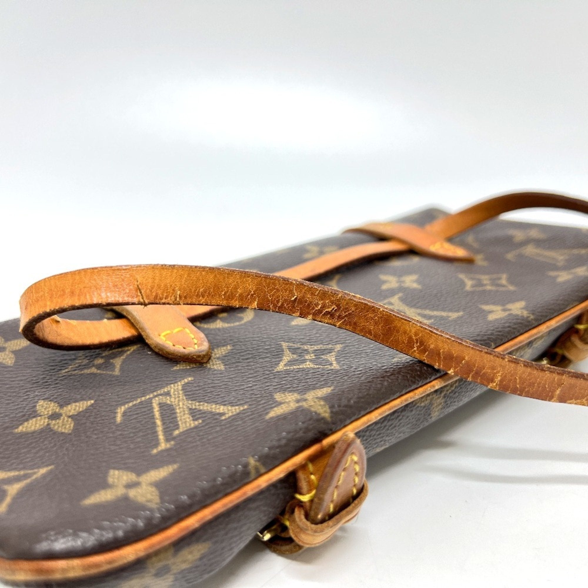 Louis Vuitton Brown Monogram Monogram Pochette Pouch Sling Bag