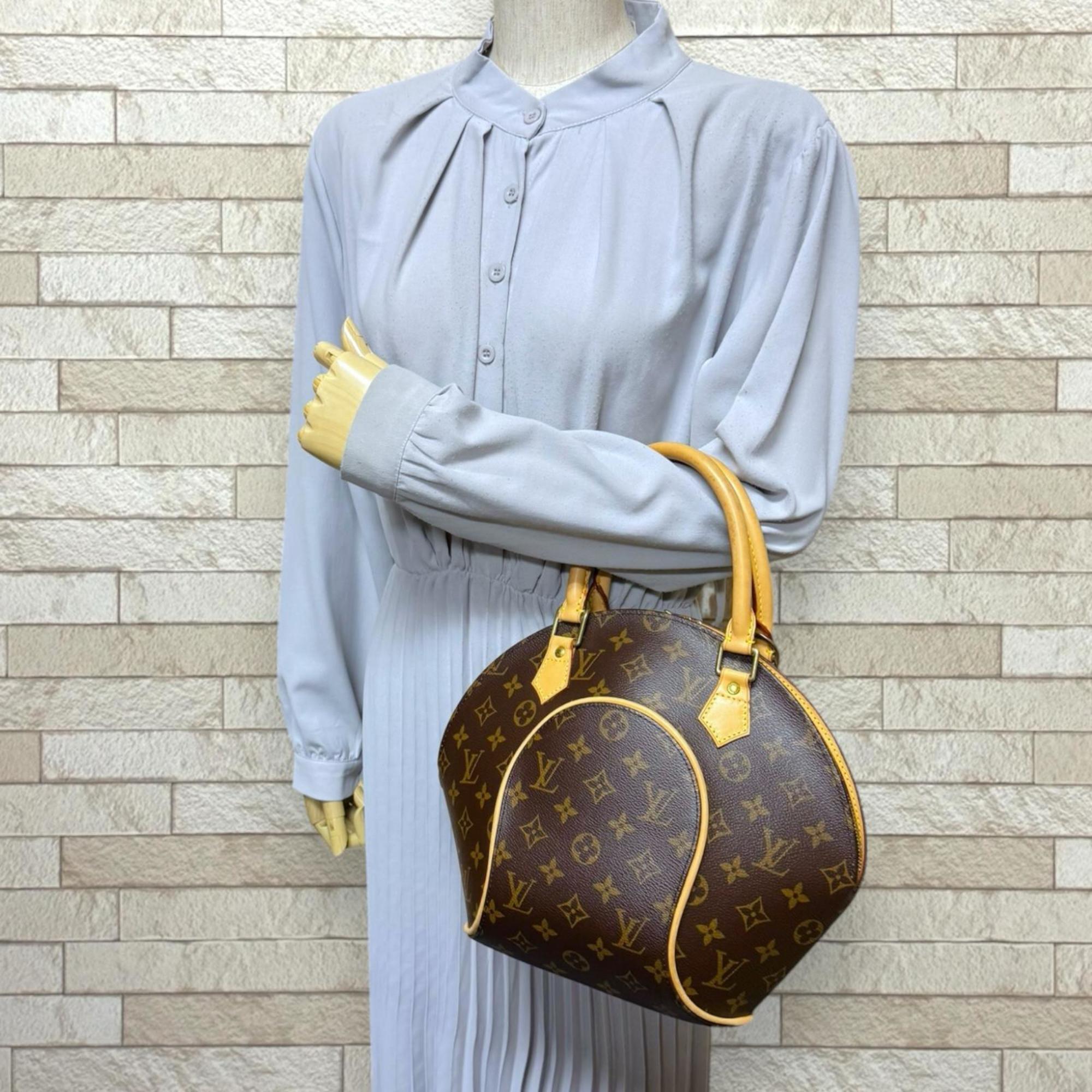 Louis Vuitton Brown Monogram Canvas Handbag
