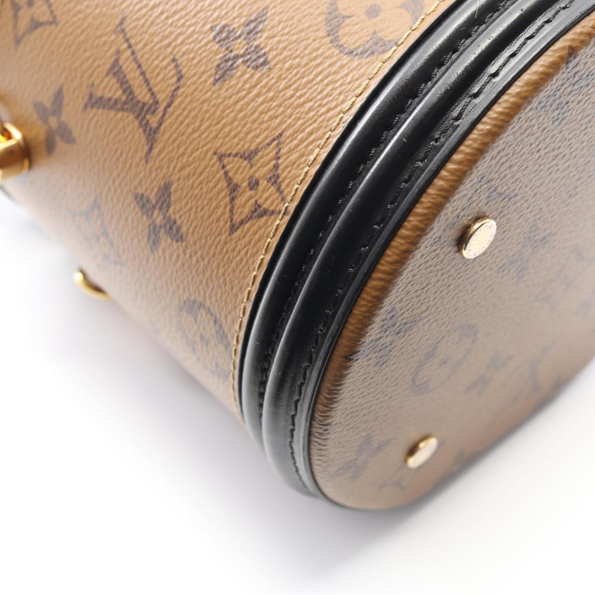 Louis Vuitton Monogram Reverse Black Brown Monogram Reverse Handbag