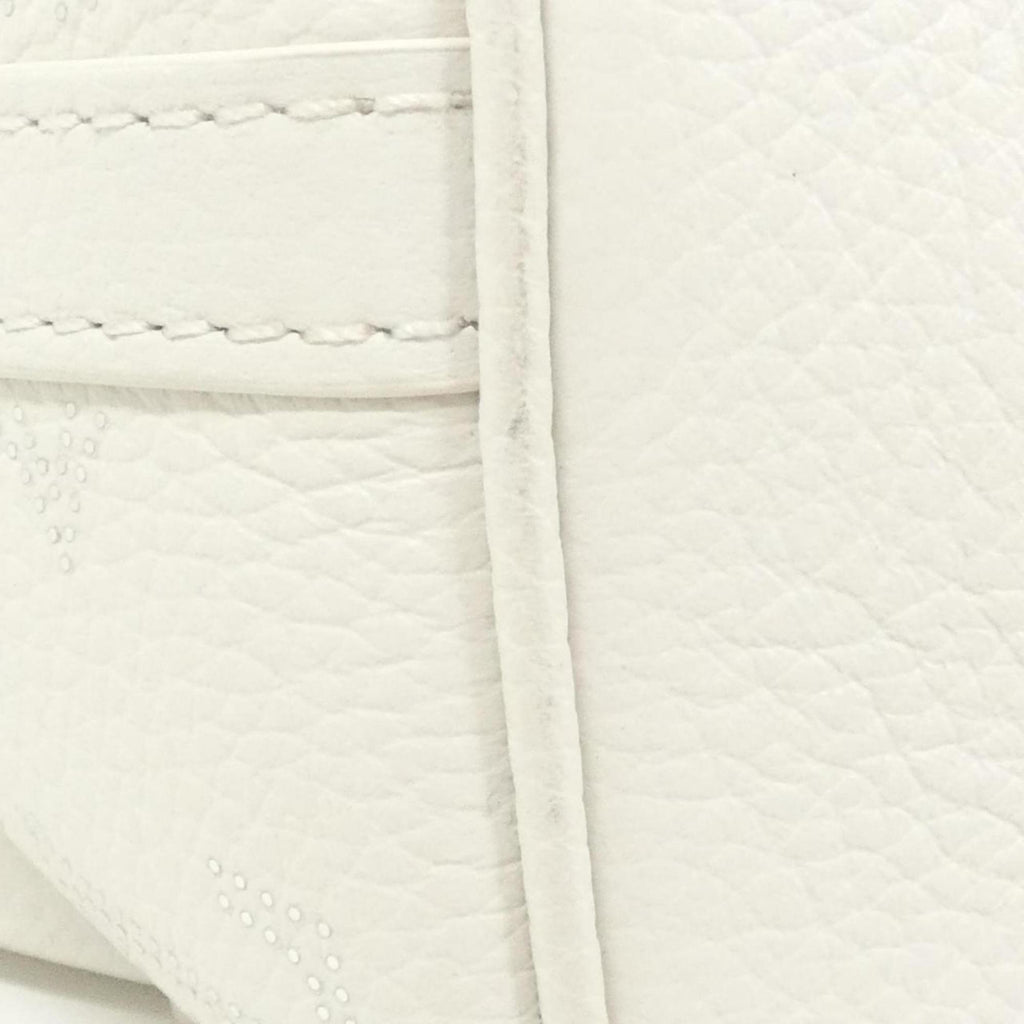 Louis Vuitton Mahina White Leather Handbag