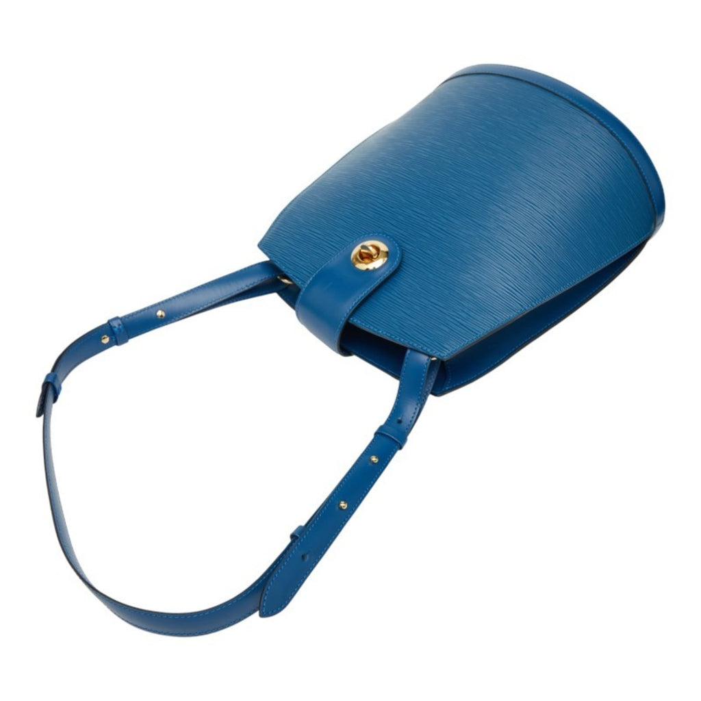 Louis Vuitton Toledo Blue Leather Shoulder Bag