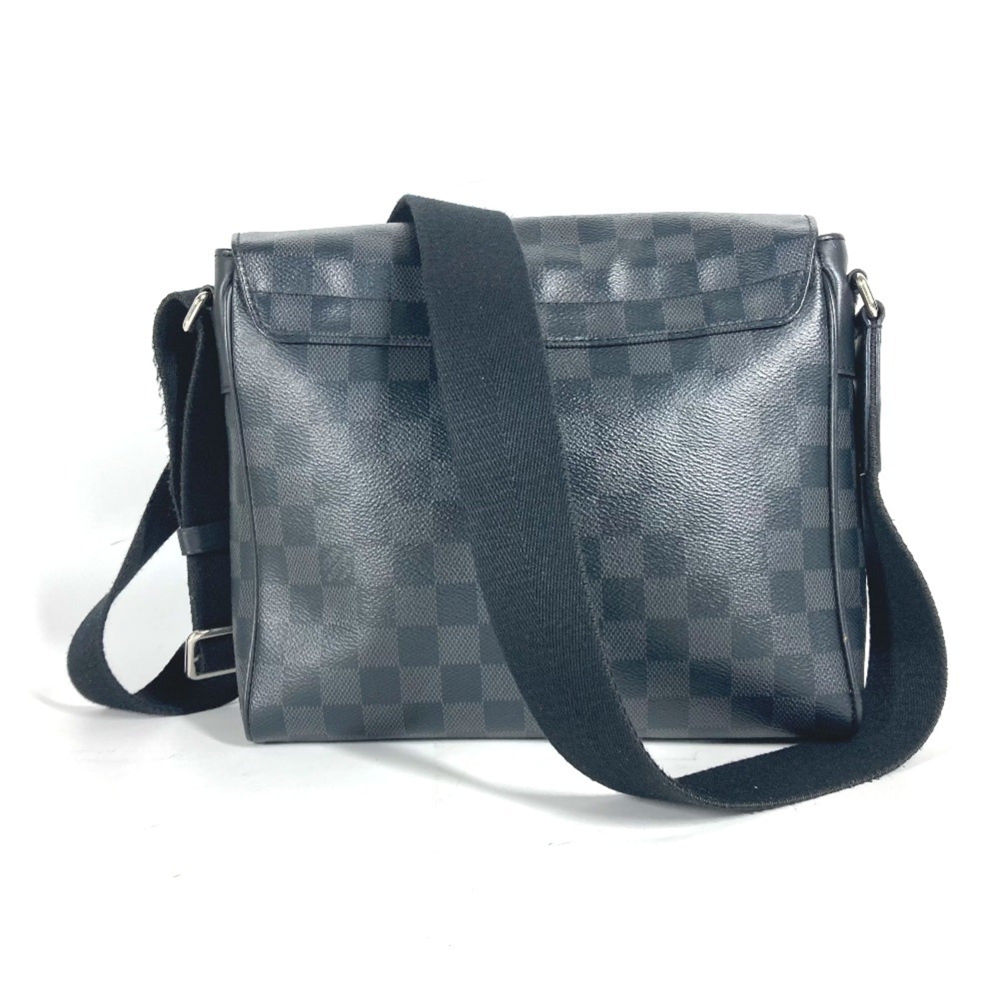 Louis Vuitton Black Damier Graphite Shoulder Bag