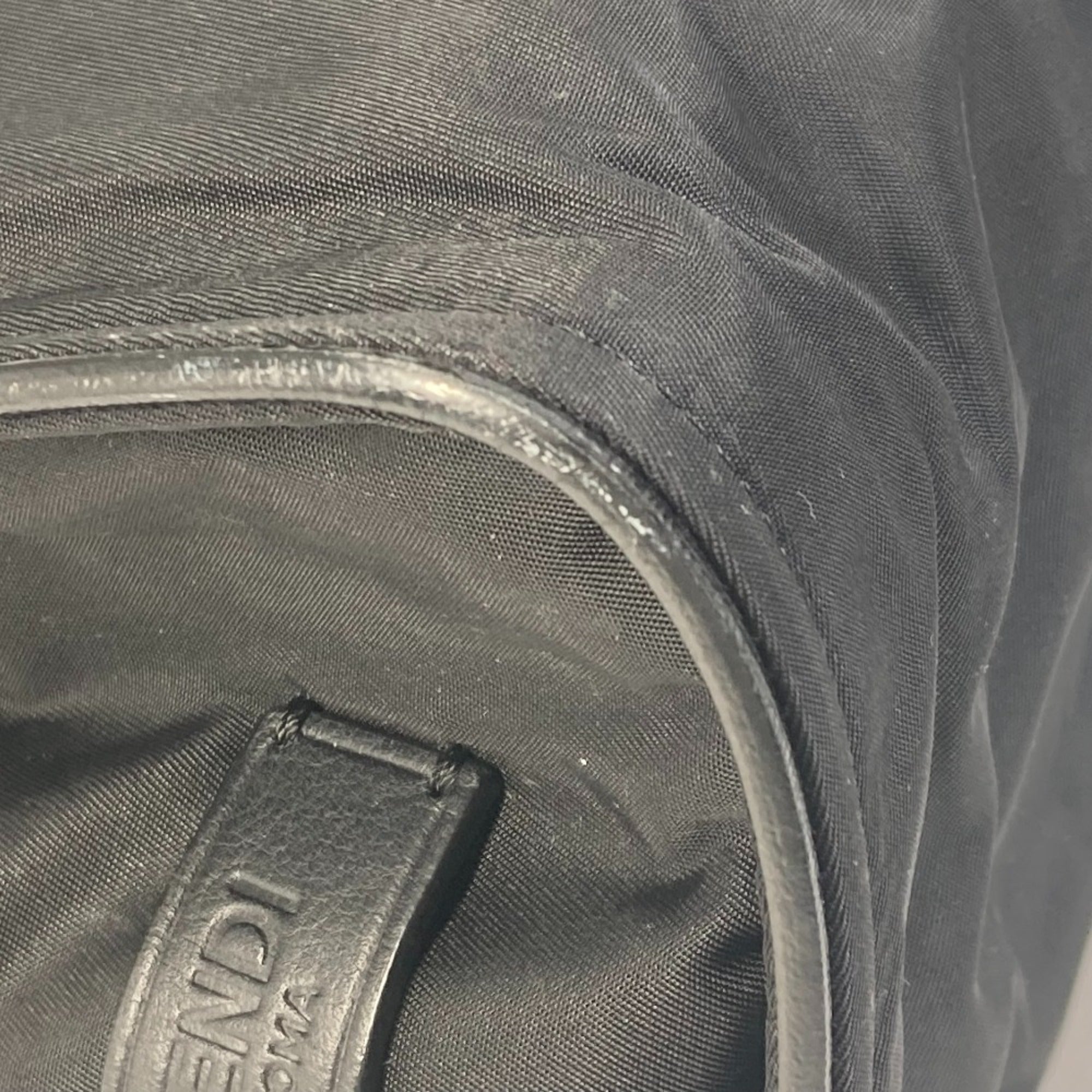 Fendi Black Cloth Tote Bag