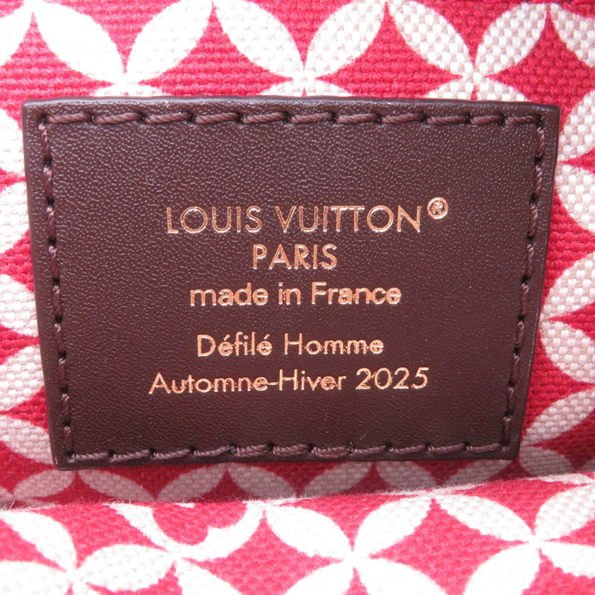 Louis Vuitton Damier Brown Red Color Shoulder Bag