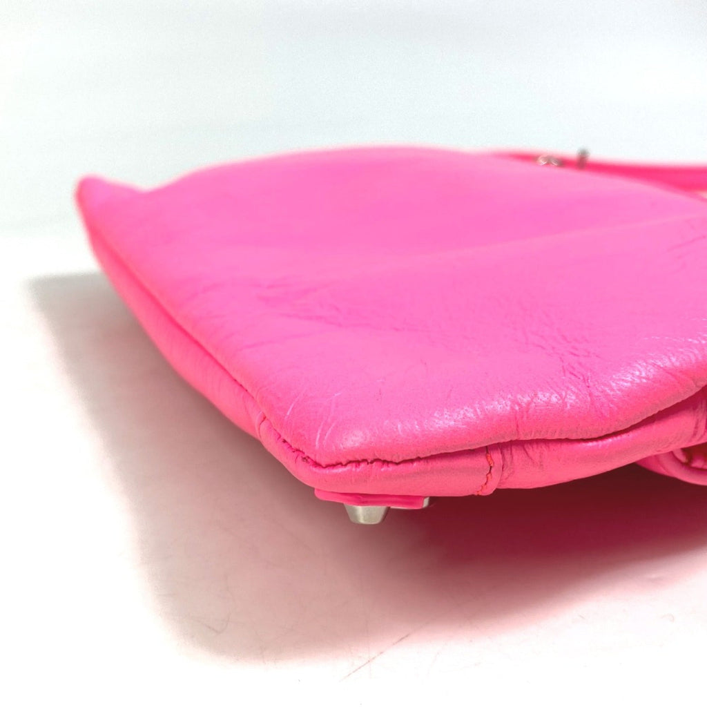 Balenciaga Pink Leather Clutch