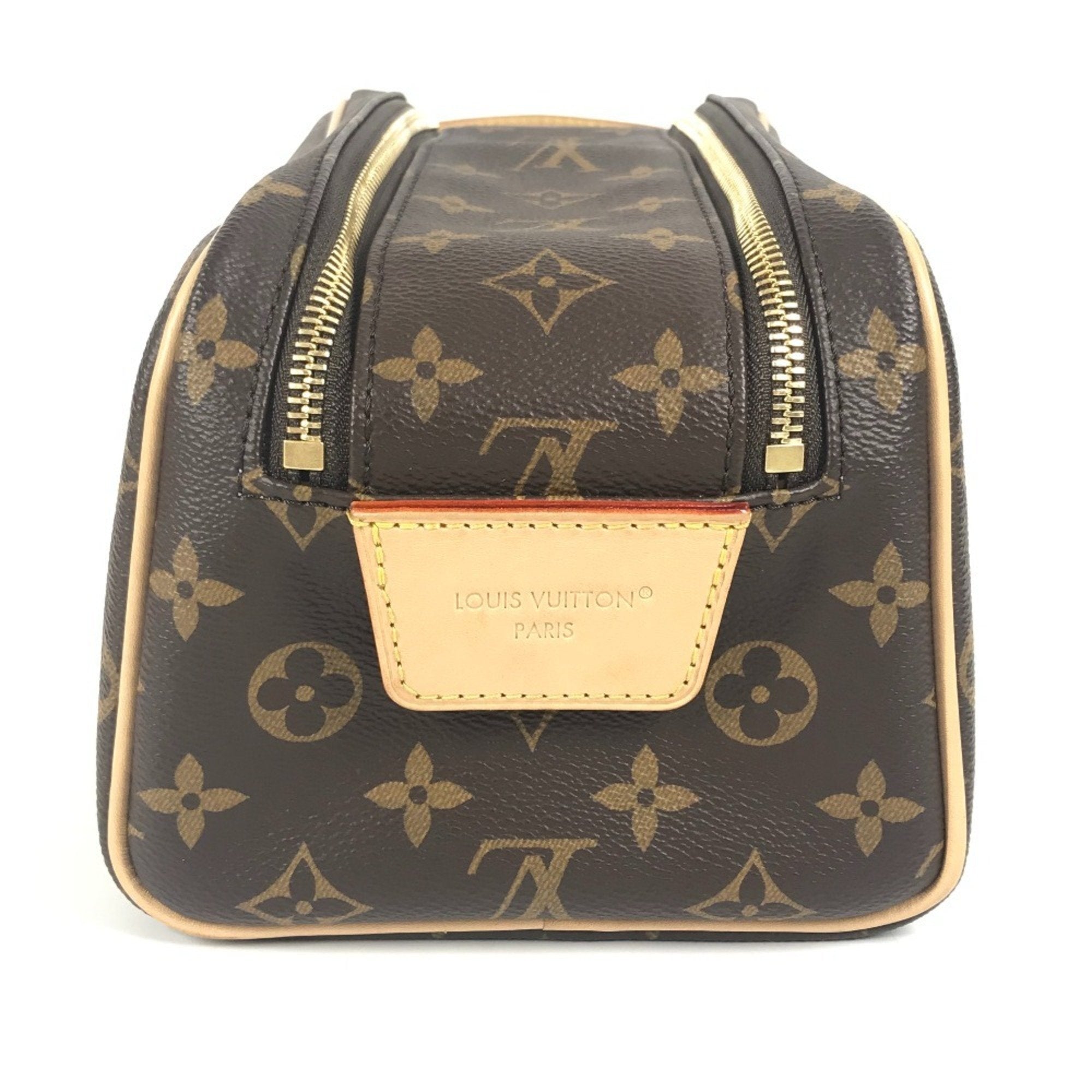 Louis Vuitton Brown Monogram Canvas Clutch Bag Pouch