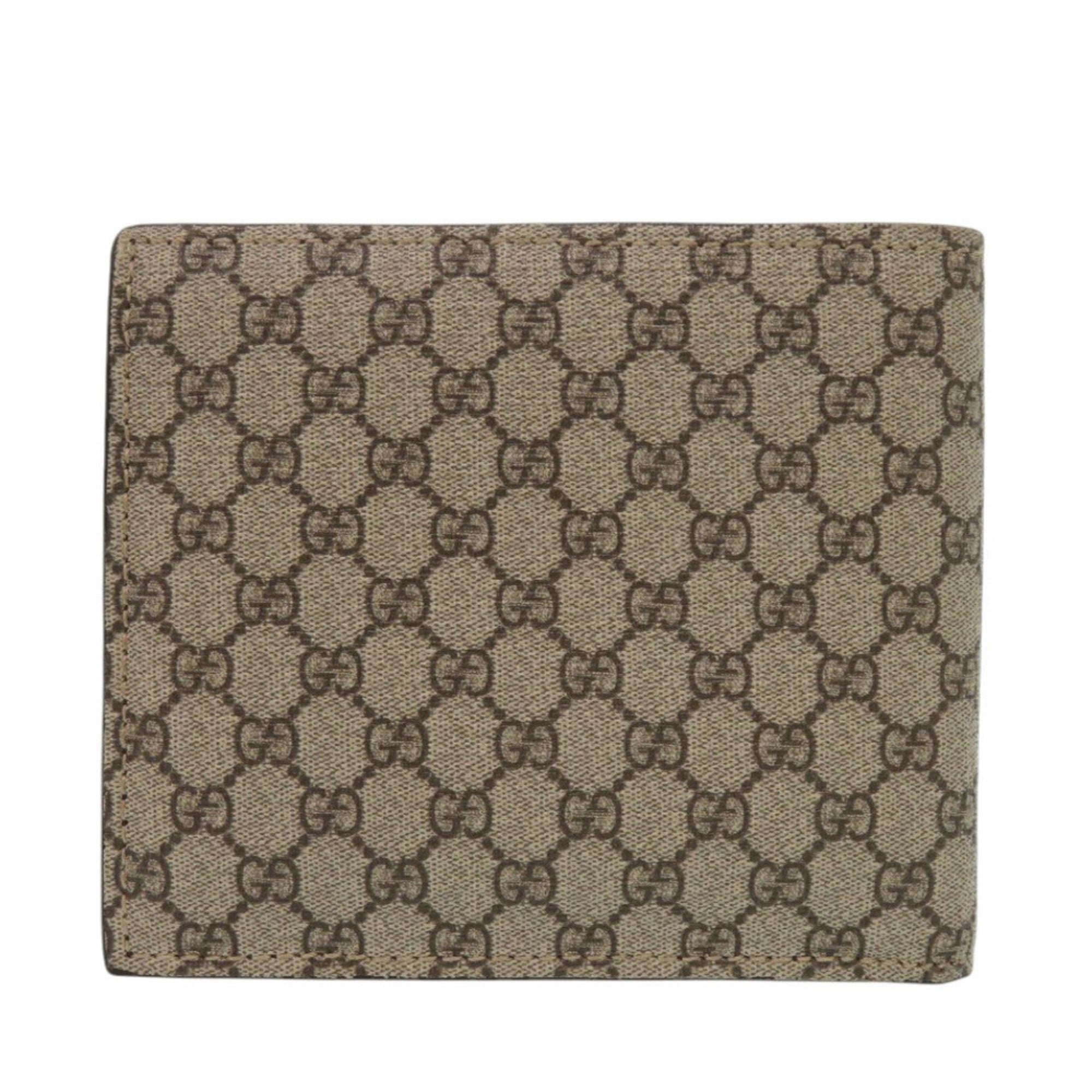 Gucci Brown Gg Supreme Wallet (Bi-Fold) (Pre-Owned)
