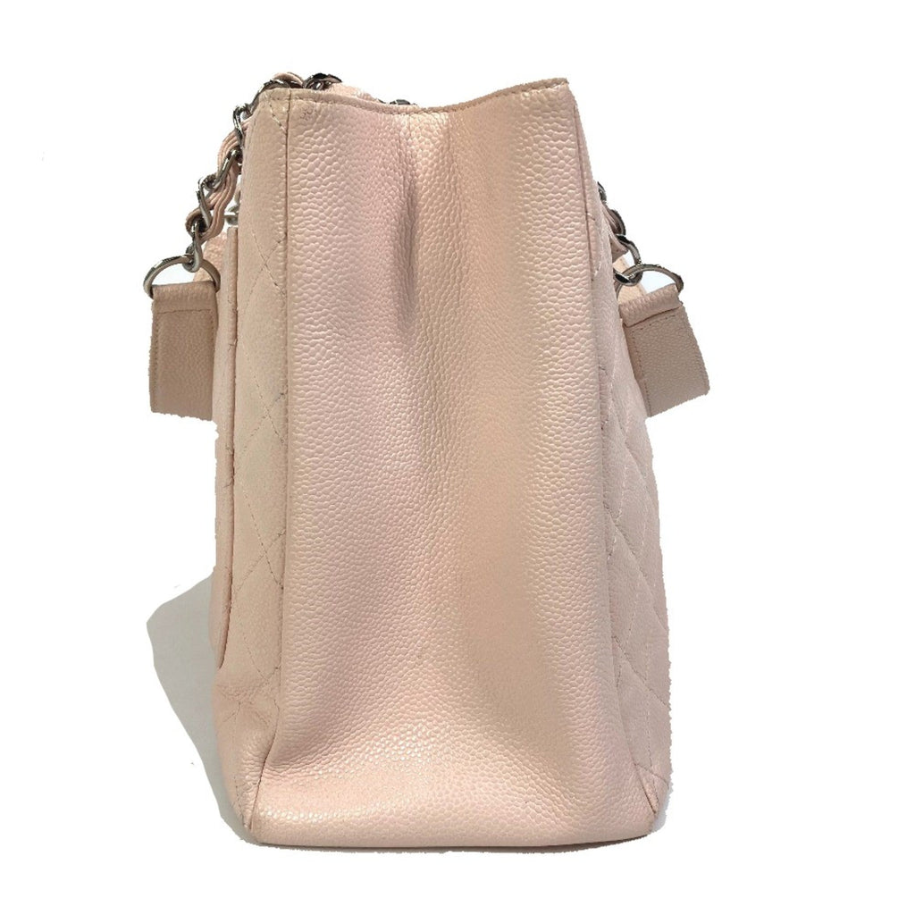 Chanel Pink Leather Tote Bag