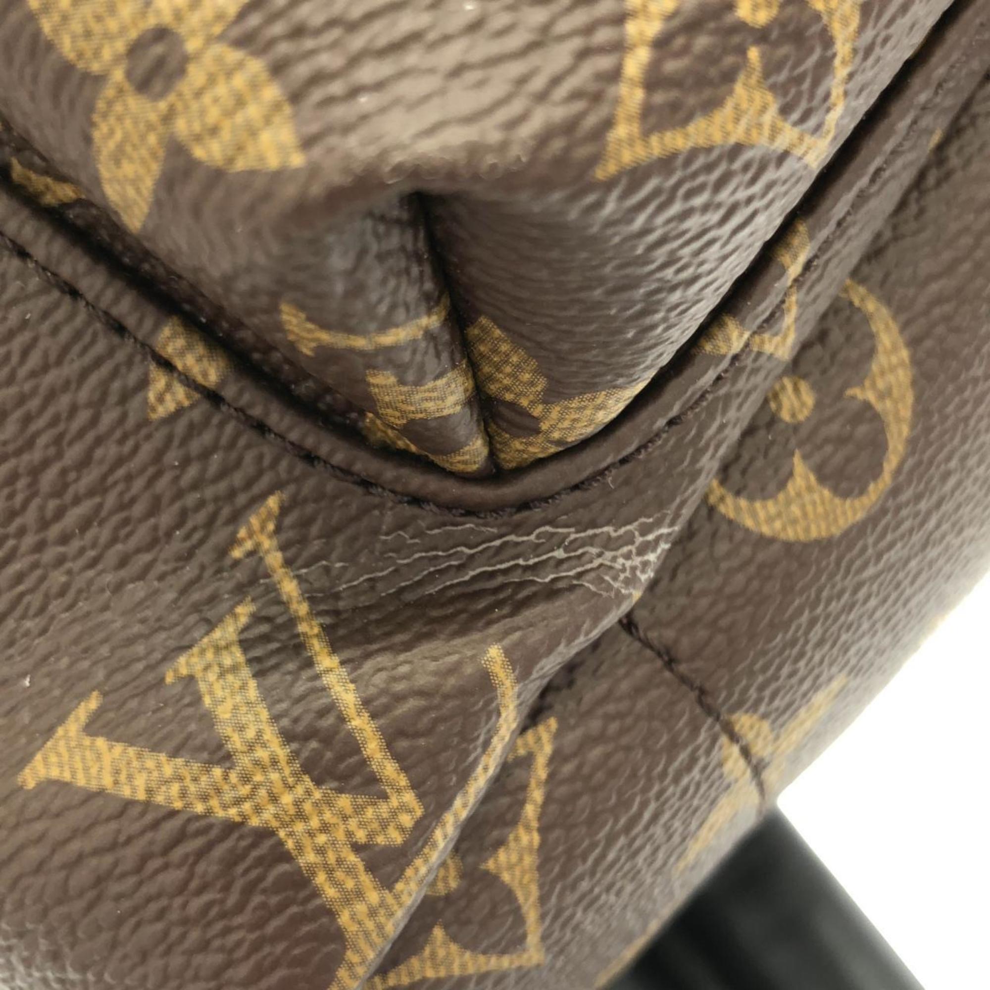 Louis Vuitton Marron Coated Canvas Backpack