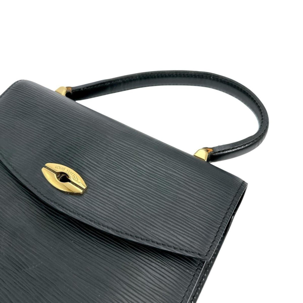 Louis Vuitton Black Epi Leather Handbag