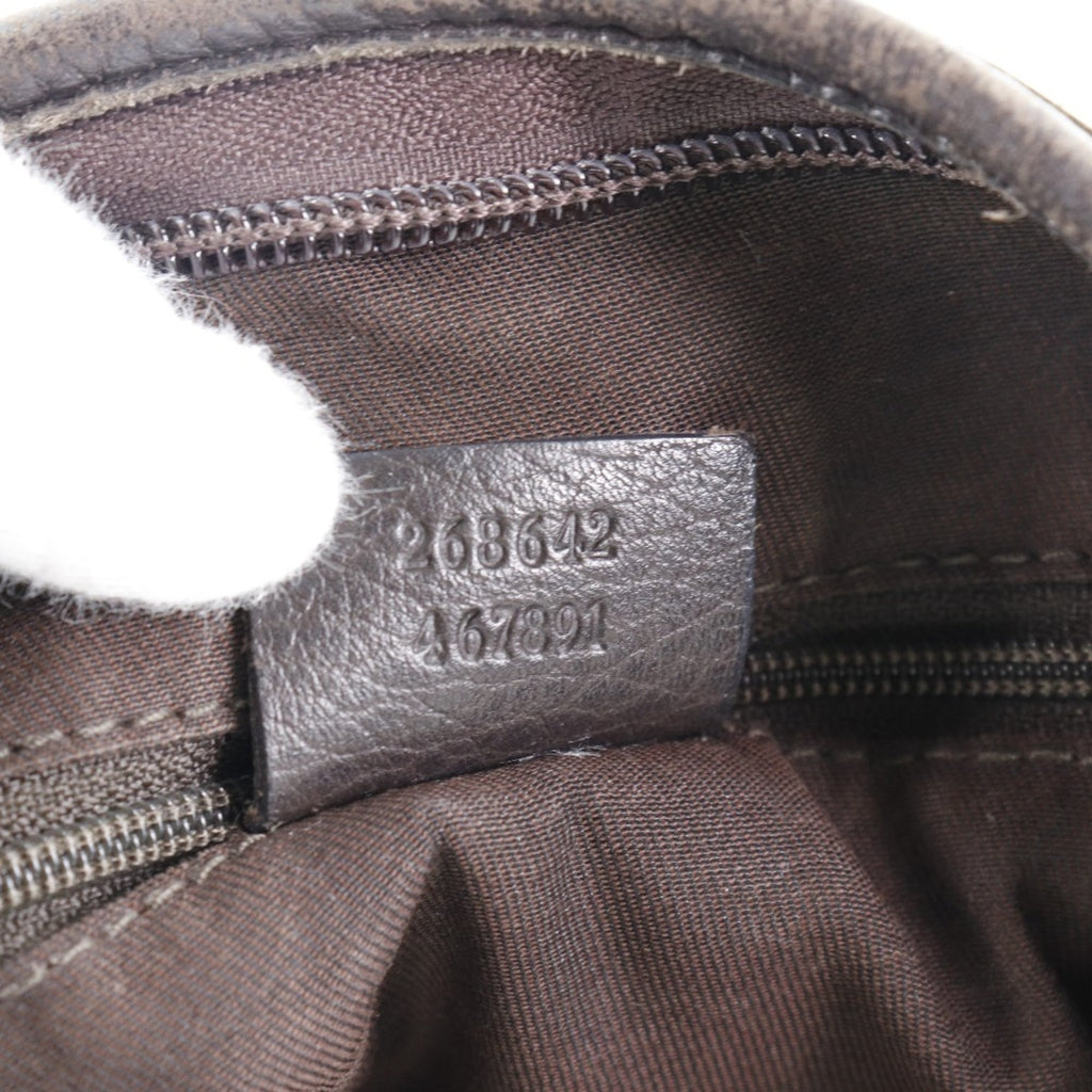 Gucci Abbey Brown Gg Canvas Shoulder Bag (Pre-Owned)