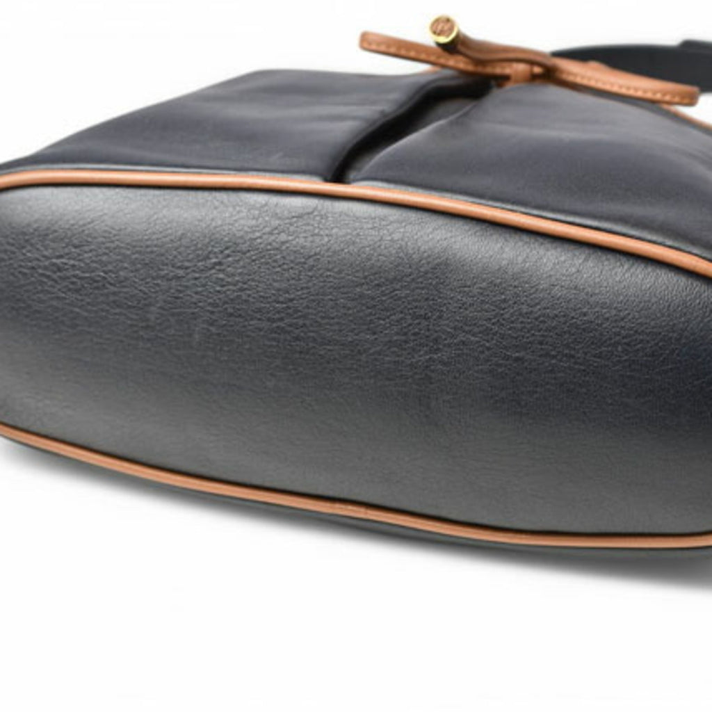 Celine Dark Navy Leather Shoulder Bag