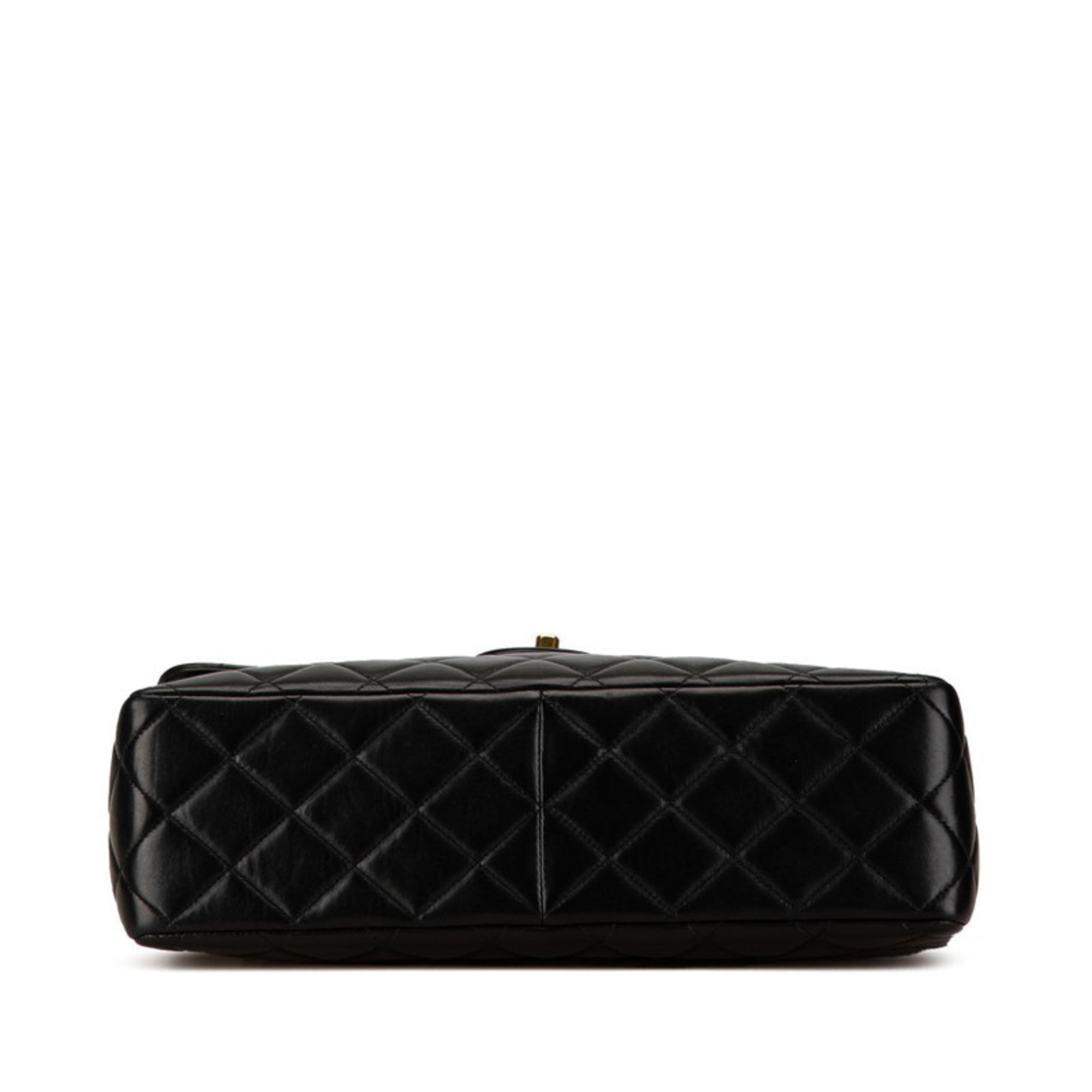Chanel Black Leather Shoulder Bag