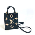 Louis Vuitton Black Monogram Empreinte Handbag Shoulder Bag