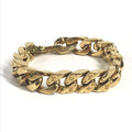 Louis Vuitton Monogram Gold Metal Charm Bracelet