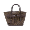 Louis Vuitton Brown Coated Canvas Handbag