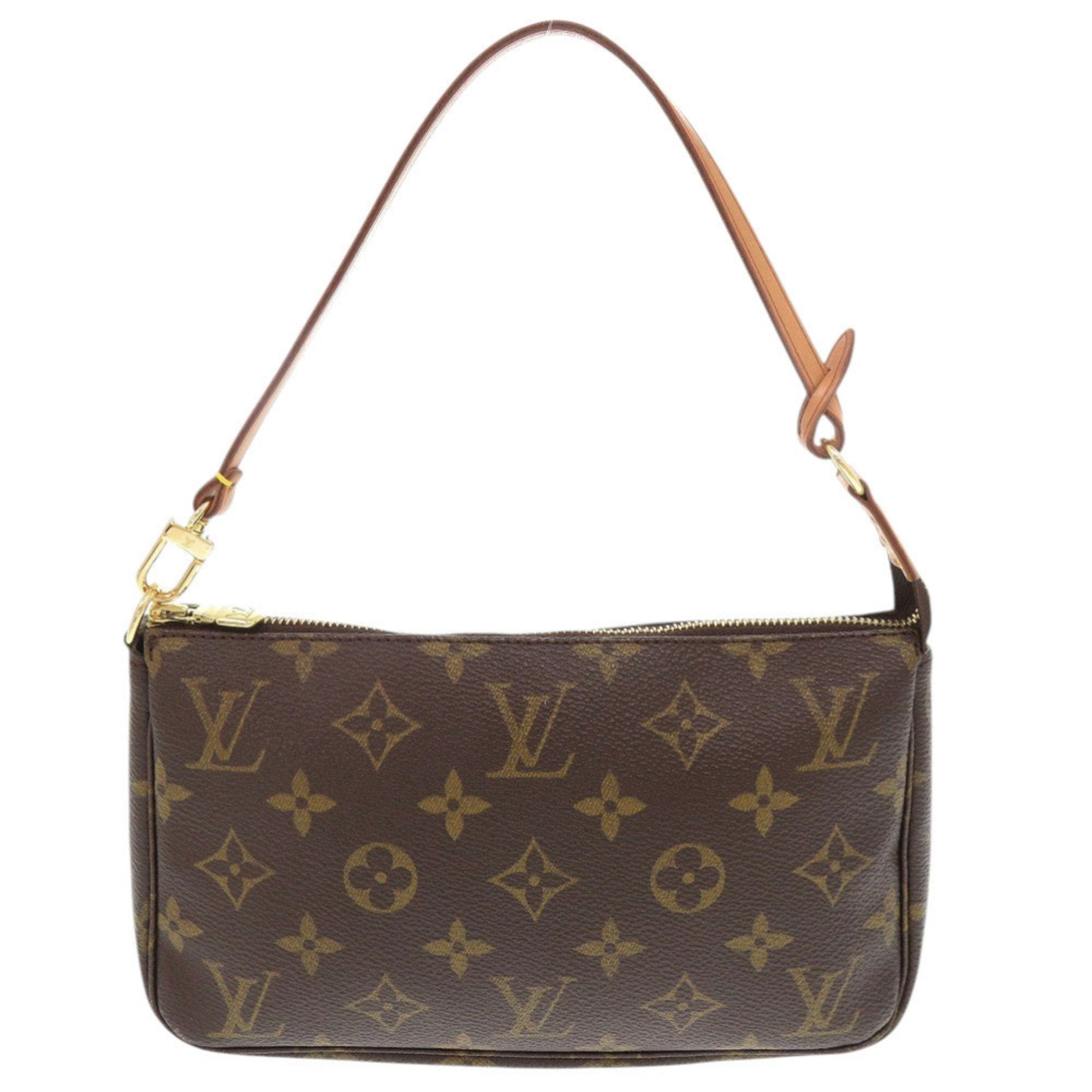 Louis Vuitton Brown Monogram Canvas Pochette Pouch