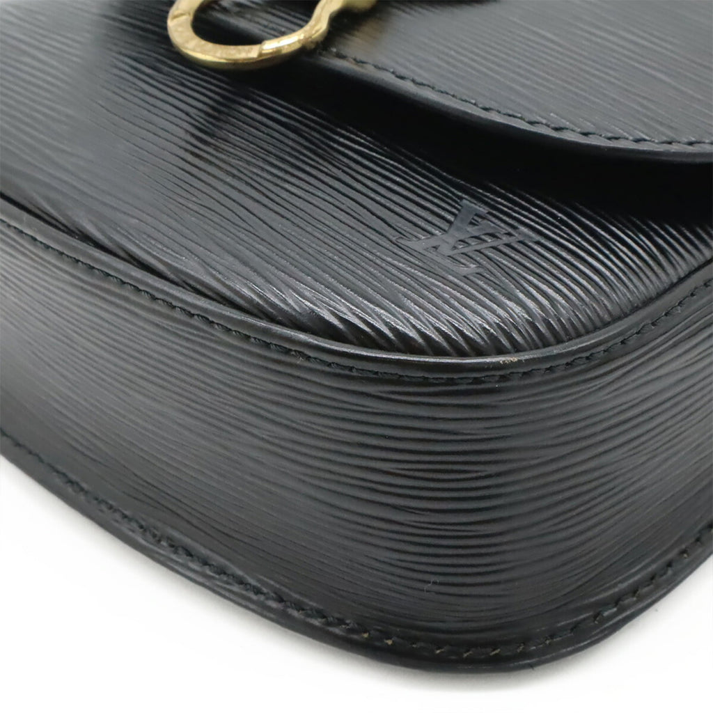Louis Vuitton Epi Black Noir Epi Leather Pochette Shoulder Bag