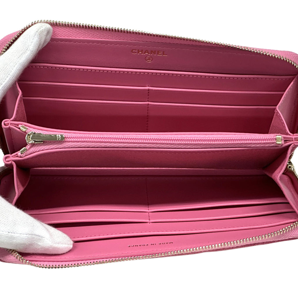 Chanel Pink Grained Calfskin