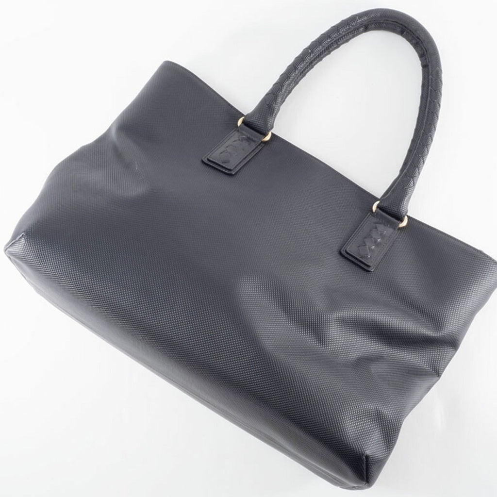 Bottega Veneta Black Pvc Leather Tote Bag
